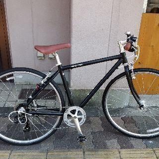 あさひ製WEEKEND アルミ 700C シマノ7速 470mm クロス 緑 美品