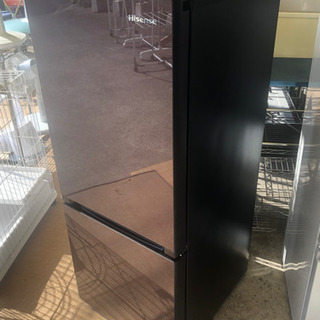 【リサイクルサービス八光　田上店　安心の3か月保証　旧鹿児島市内配達・設置無料】ハイセンス 【右開き】154L 2ドア ノンフロン冷蔵庫 エディオンオリジナル ダークブラウン HR-G1501