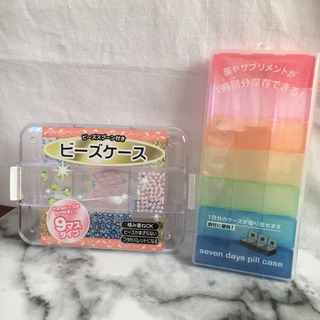 ピルケース　ビーズケースの画像