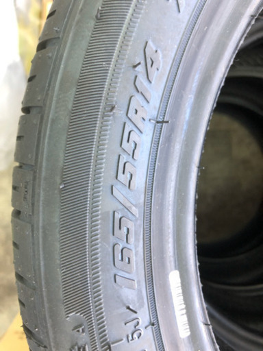 新品未使用　バリ山　165/55R14 激安新品タイヤ4本セット　
