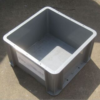 10箱で1500円！ サンコーサンボックス ボックス型コンテナー グレーの画像