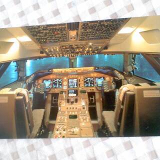 JAL　md-11　ボーイング767　SKY CRUISER　ボーイング747-400　操縦室　ポストカード　4枚セットの画像