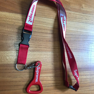 値下げ】supreme 栓抜き 赤黒セット ネックレス