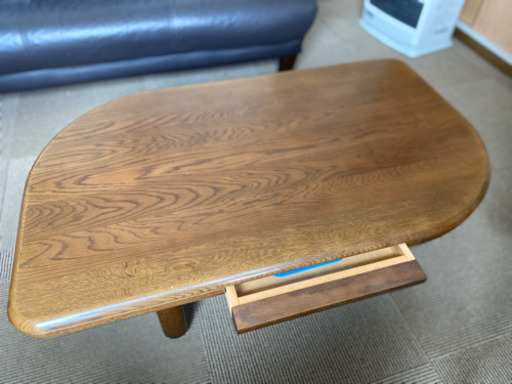カリモク製　ローテーブル　美品