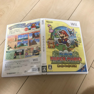 売約済　Wiiゲームソフト　値下げ中 スーパーペーパーマリオ