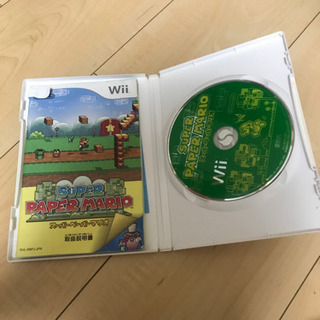 売約済　Wiiゲームソフト　値下げ中 スーパーペーパーマリオの画像
