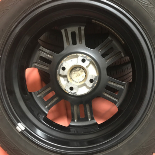 137-1ダンロップENASAVE165/60R15ダイハツ純正アルミホイール付4本セット15×4.5J +45 キャスト アクティバ