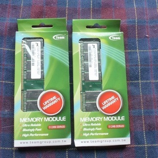 メモリ　DDR400　512Mb ×2枚　