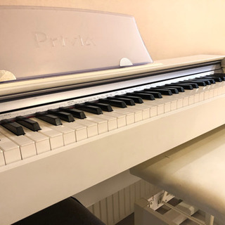 Privia CASIO カシオ PX-735WE ピアノ椅子2つ付き