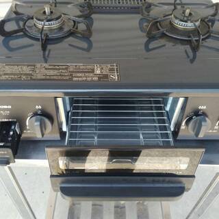 （お取引予定決定）【新生活応援】すぐ使えるセット☆PAROMA パロマ 都市ガス用ガスコンロ　高年式　2017年式 の画像