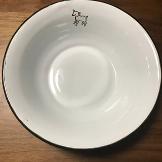 可愛いヤギさんのホーロー洗面器😊