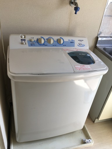 二槽式洗濯機 PS-50AS HITACHI 日立 2013年 5.0kg