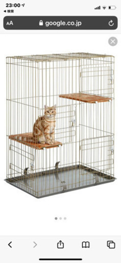 中古 ネコケージ 2段