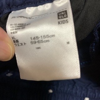 ユニクロ kids 7部パンツ  145-155の画像
