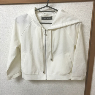 CECIL McBEE 白いパーカー