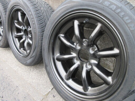 旧車に！AE86！RSワタナベ 15インチ 4穴 7J/7.5J 各2本 中古品 (ヨシ