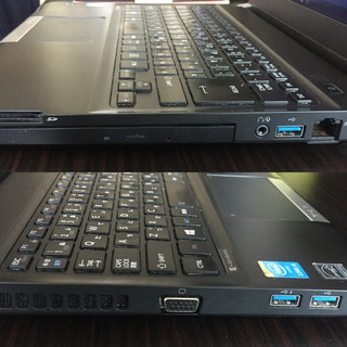 （お取引中）office2019 DVD内蔵 薄型・堅牢・軽快　Core i5・新品SSD・８GB【東芝 dynabook R734/M】の画像