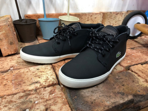 LACOSTE スニーカー　ブラック　26センチ〜26.5センチ