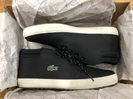 LACOSTE スニーカー　ブラック　26センチ〜26.5センチ