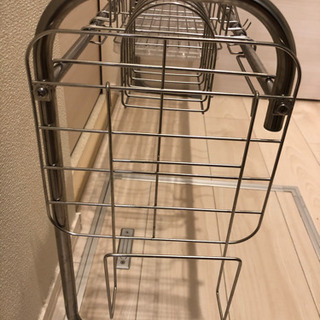 受渡決定済★ステンレス シンク上水切りラック KU-01N モリ工業の画像