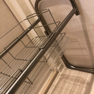 受渡決定済★ステンレス シンク上水切りラック KU-01N モリ工業の画像