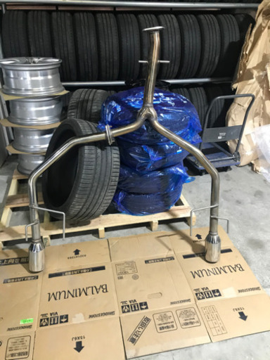 【商談中】130マークx リアピースストレートマフラー