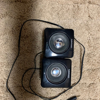 小型スピーカー　携帯、ラジオ、TVなんでも接続可能！の画像