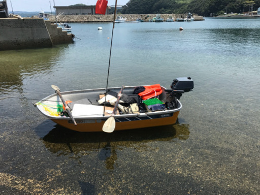 FRP ボート ヤマハ 小型ボート　2馬力ボート