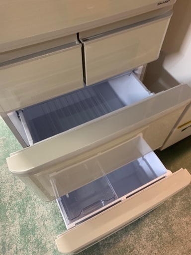 SHARP ノンフロン冷凍冷蔵庫　412L SJ-W411-F 2020年　中古　極上品　1ヶ月未満