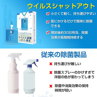 ⑩【希少な60日版：30個セット】今、話題のウイルスシャットアウトの画像