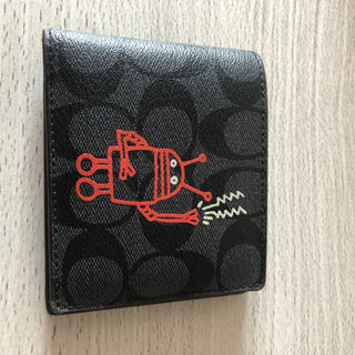 COACH 二つ折財布 キースヘリングコラボ