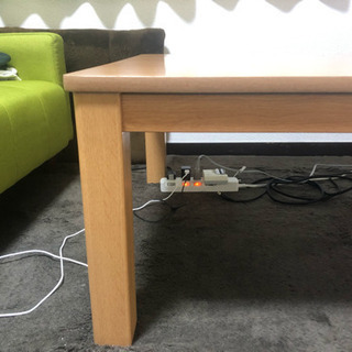 リバーシブルこたつ机の画像