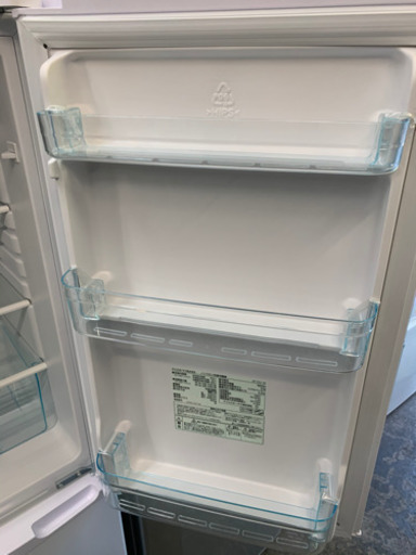 極美品　アイリスオーヤマ 冷蔵庫 162L 2019年 2ドア 大容量 引出フリーザ AF162