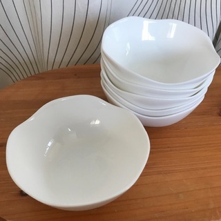 山崎パン 白いお皿 ボウル6個セット(一部新品)／ヤマザキパンま...