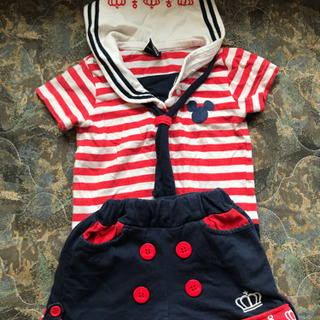 ベビードールセットアップ☆９０サイズの画像