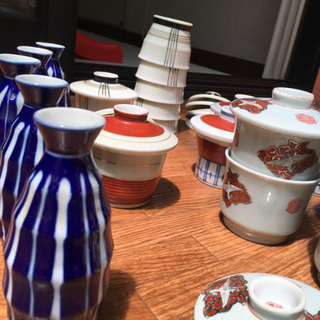 昭和初期 年代物 茶器、湯のみ、とっくりの画像