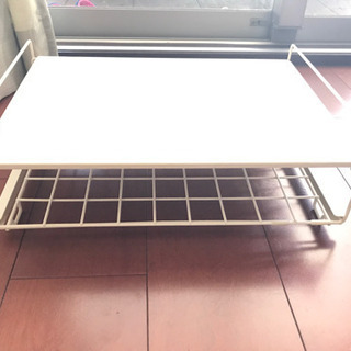 収納棚(オフホワイト)縦30cm×横43.5cm×高さ14 