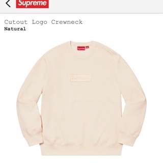 20SS Supreme  Cutout Logo Crewneck カットアウトロゴの画像