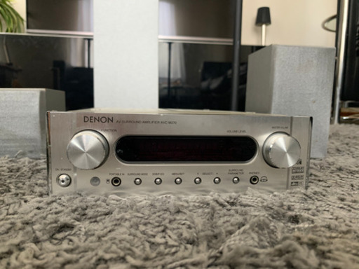 DENON 5.1ch サラウンドシステム（アンプ+スピーカー4本+ウーファー）フルセット。自宅が映画館に！