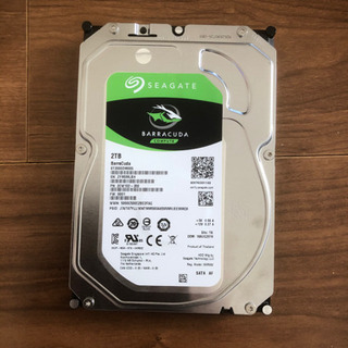 ハードディスク 2TB 新古