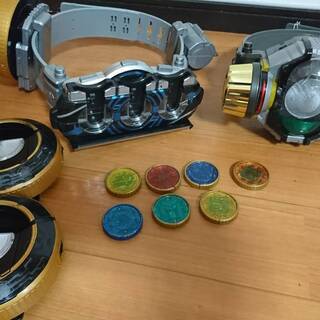 決まりました　仮面ライダーオ－ズ＆仮面ライダーバ－ス変身ベルト中...