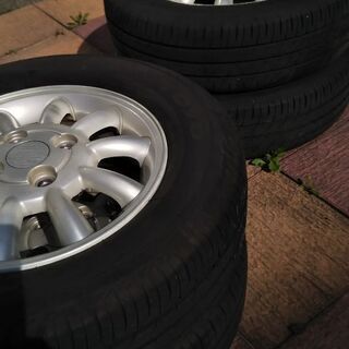 スズキ ラパン純正ホイール/165/70R13フルサイズタイヤの画像