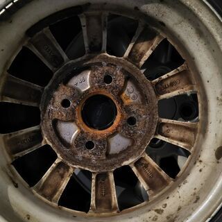 スズキ ラパン純正ホイール/165/70R13フルサイズタイヤの画像