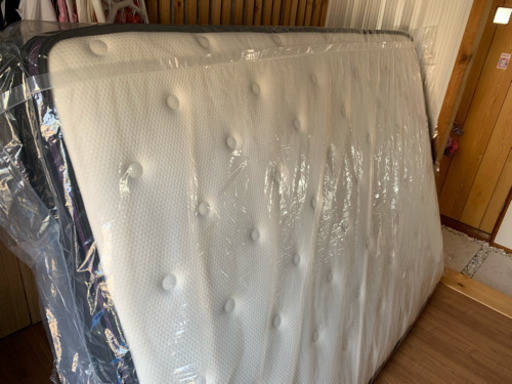 ポケットコイルマットレス クィーン 極厚25cm 高反発 高密度 コイル数450個