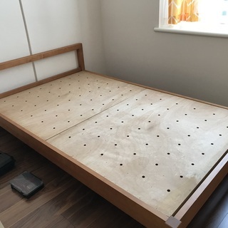 無印良品セミダブルベッド　引き取りに来ていただける方募集します。