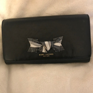MARC JACOBS 長財布 黒 リボン