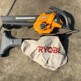 【中古リョービ】（RYOBI) ブロワバキューム （粉砕機能付き...