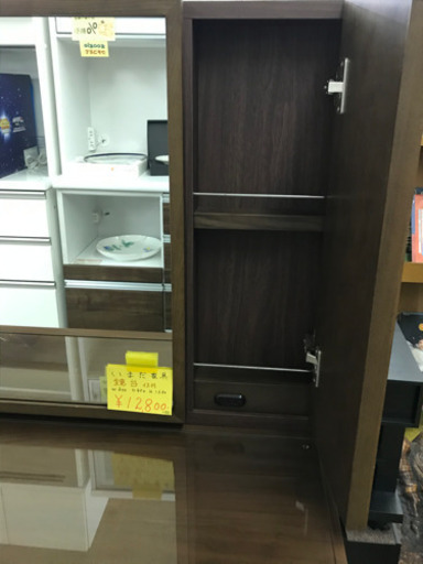 ドレッサー 一面鏡 イマダ家具 イス付き　