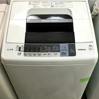 【送料無料・設置無料サービス有り】洗濯機 HITACHI NW-6MY 中古