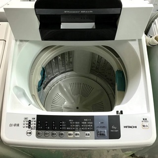 【送料無料・設置無料サービス有り】洗濯機 HITACHI NW-6MY 中古の画像